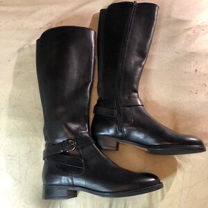 Clarks Black Heeled Boots for Women